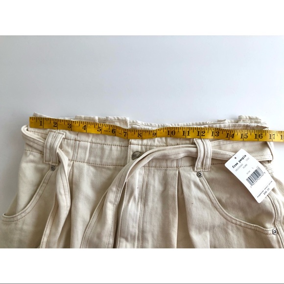 Free People High Waist Nova Denim Paperbag Shorts - Picture 10 of 12